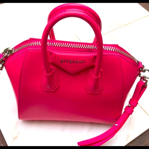 Givenchy Handbags - Rare Givenchy Antigone Hot Pink Bag